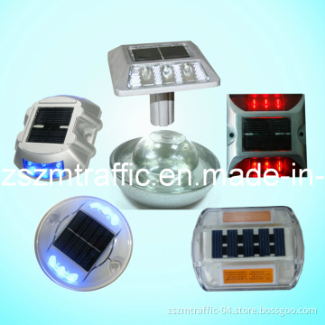 LEDs Flashing Solar Road Stud, Glass Cat Eyes, Solar Pavement Markers